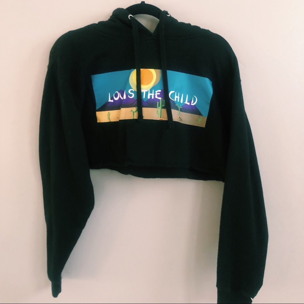 Louis the Child Cropped Hoodie
